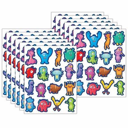 TEACHER CREATED RESOURCES Monsters Stickers, 16 Designs, 1152PK 7087